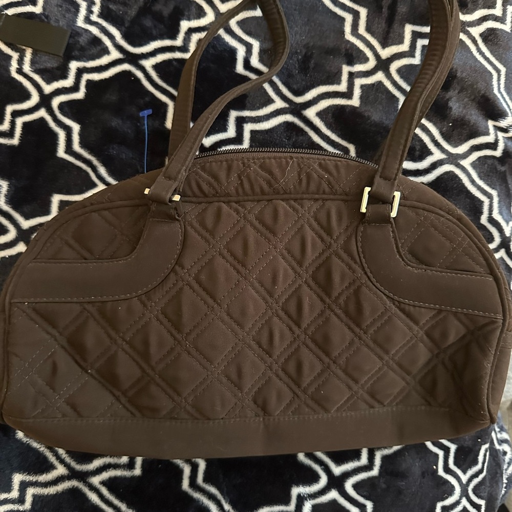 Brown Suede Vera Bradley Purse